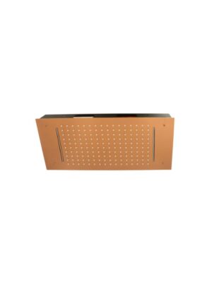 25x13 Ceiling Shower in Brushed Rose Gold