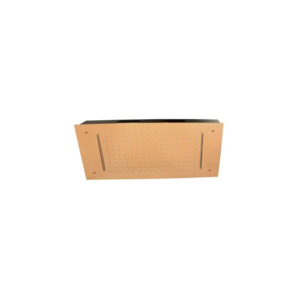 25x13 Ceiling Shower in Rose Gold Mirror Finish