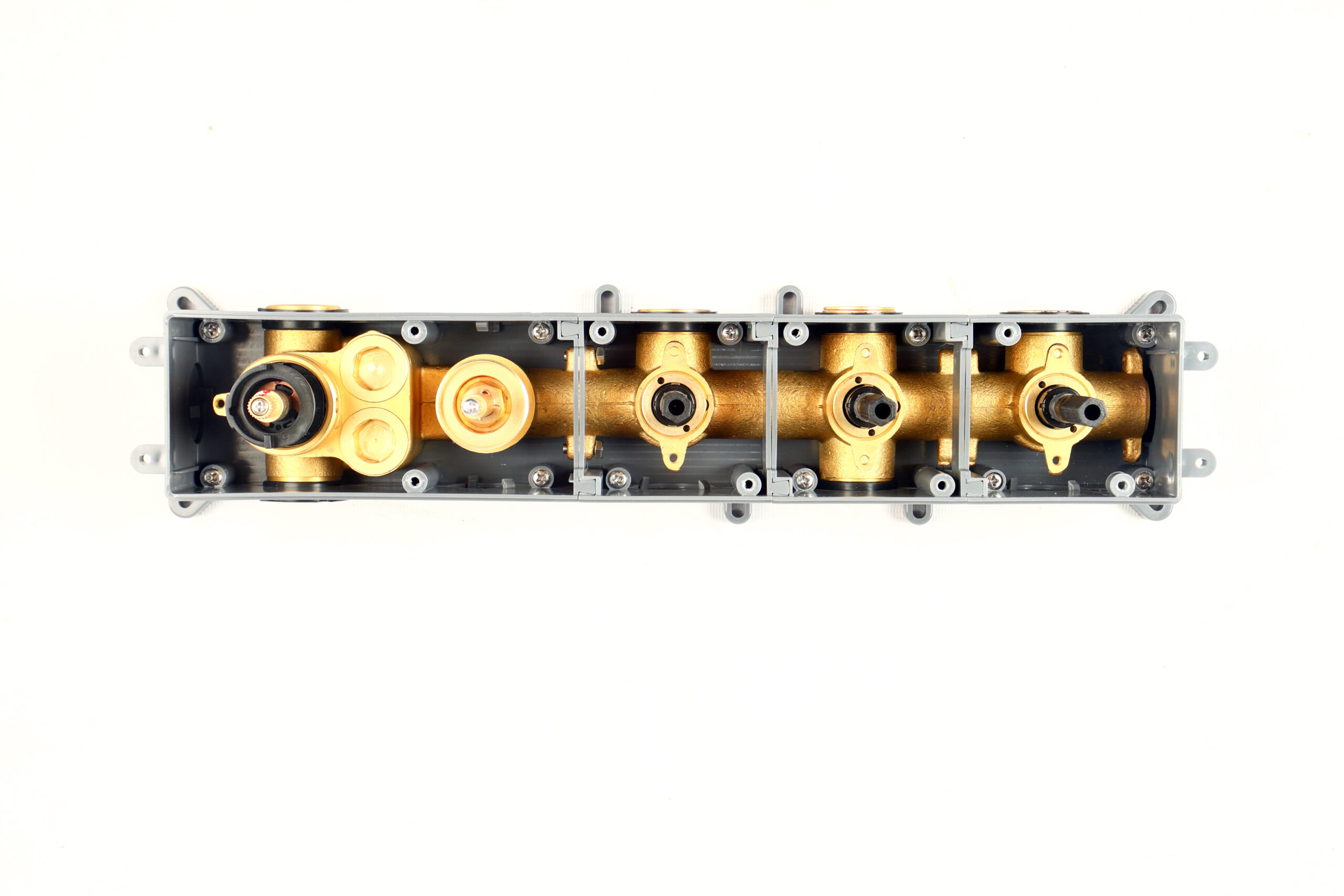 Chrome Thermostatic Diverter Three Function Round Click - Image 2
